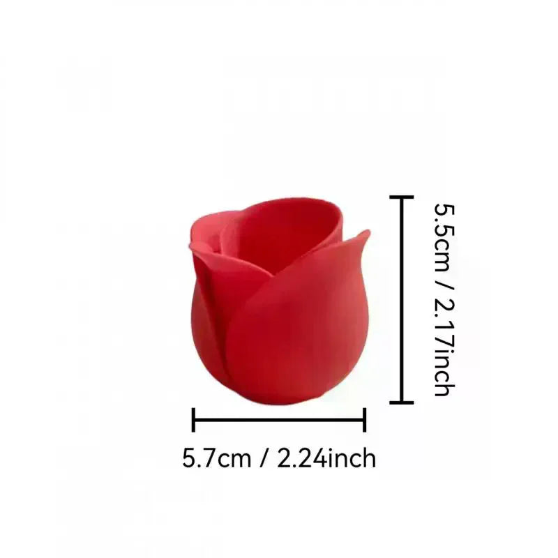 Rose Shape Basin Flowerpot Creative Mini Plant Pots For Daily Gardening Home Decoration Flowerpots Qme