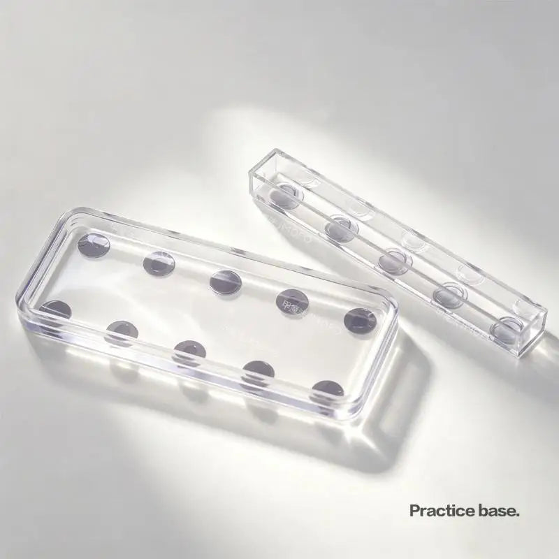 Nail Tips Magnetic Stand 1 Display Practice UV Gel Polish Perfect Art Qme