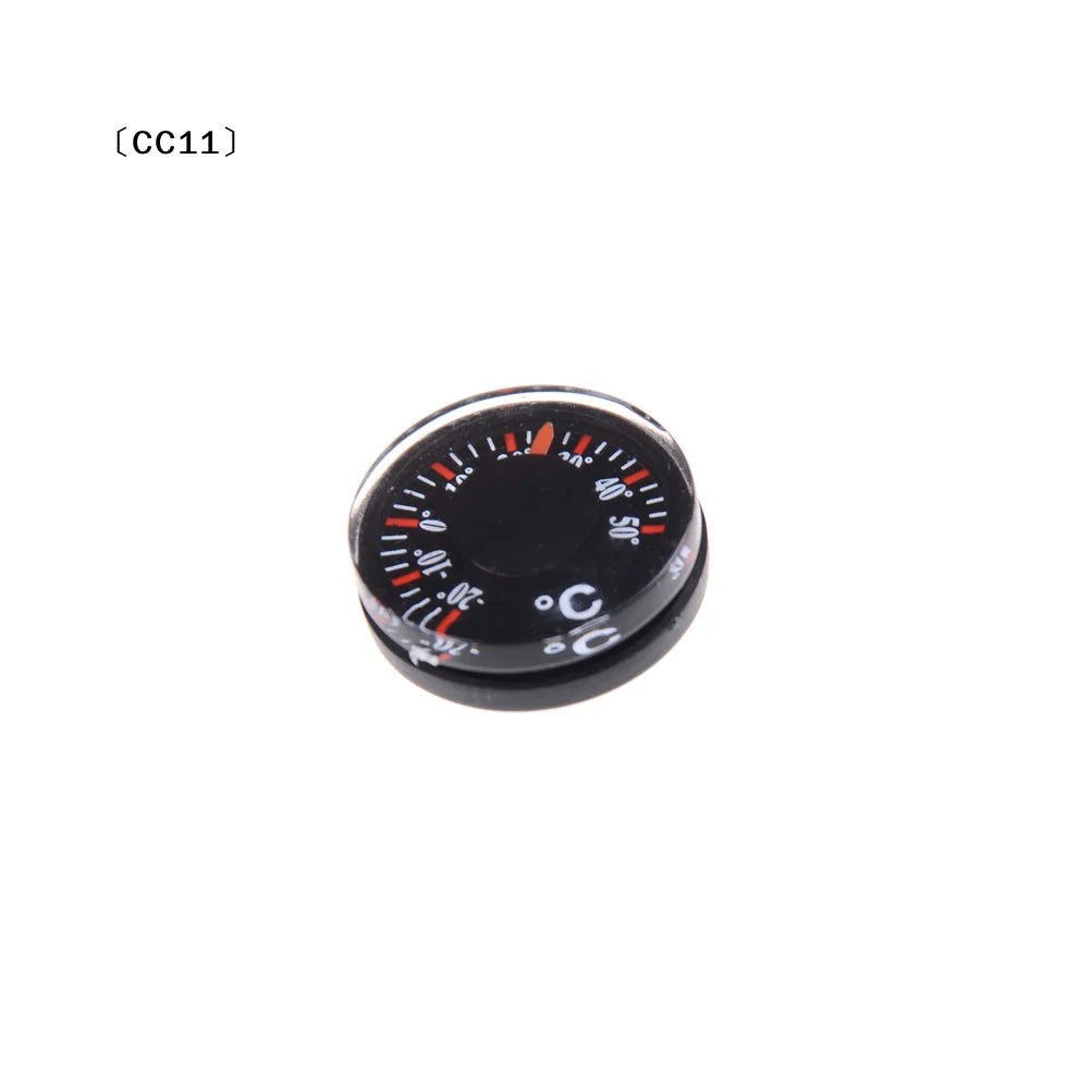 Diameter Plastic Round Mini Thermometer Spirit Circular Qme