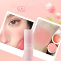 Double-ended Blush Stick Soft Face Brightening Contouring Shadow Blusher Powder Peach Pink Cheek Tint Korean Makeup Cosmetics Qme 03