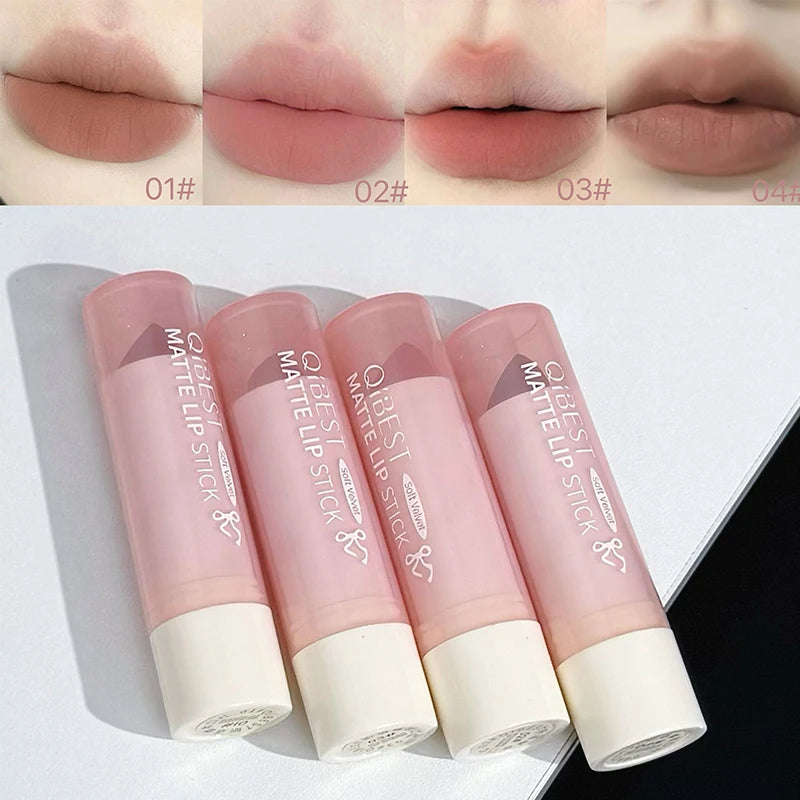 7Pcs/Box Makeup Sets 4PCS Velvet Nude Liquid Lipstick,1 Lip Cream,1 Lip Oil,1 Face Blush Palette And Necklace Gift Cosmetic Kits Qme