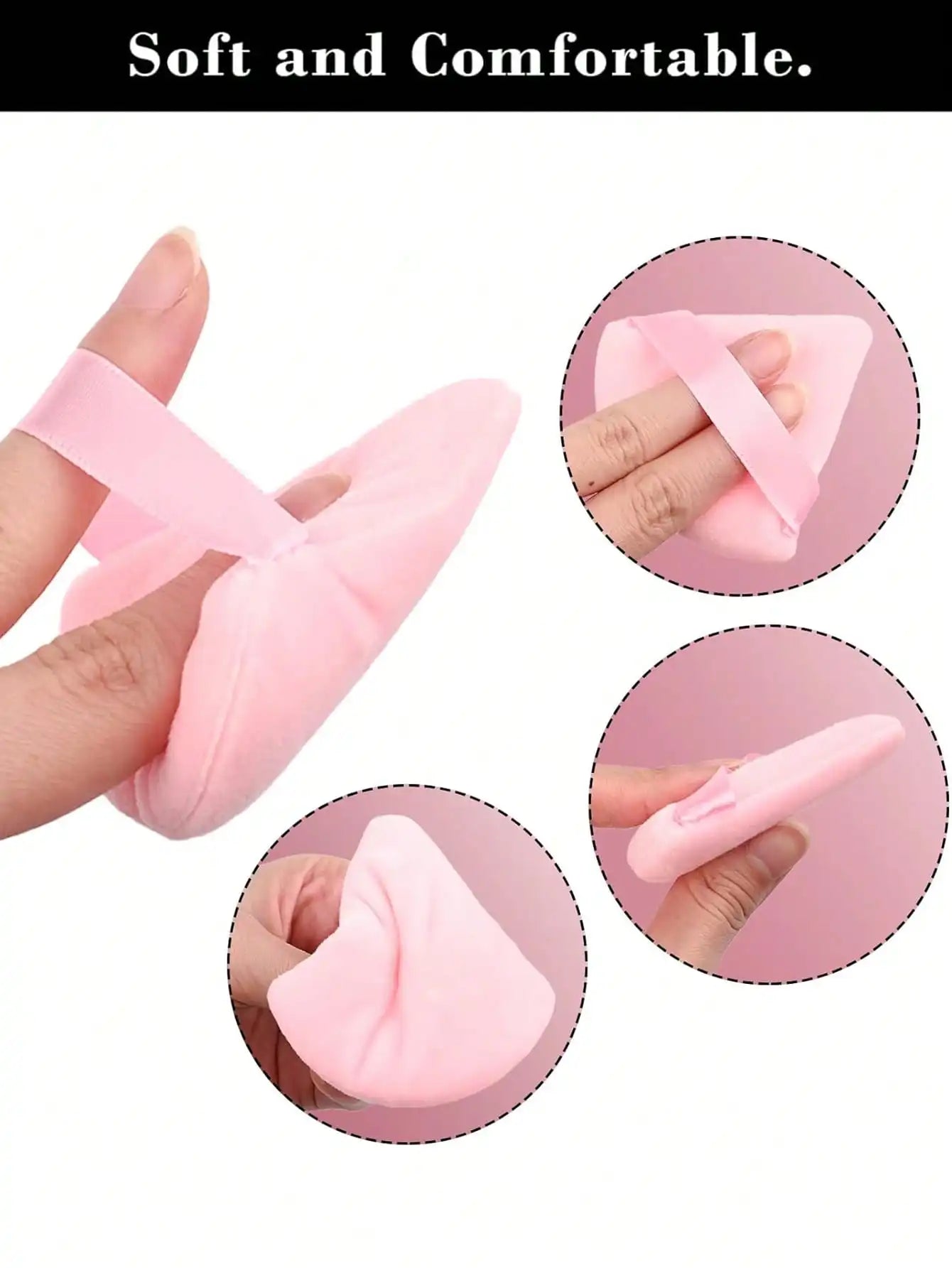 50 24 15 5 1 Triangular Powder Puff Reusable Multi-functional Makeup Qme