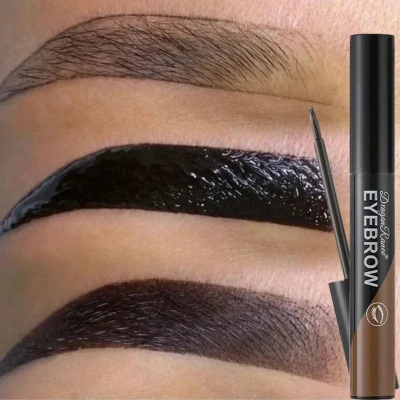 Black Brown Peel-off Eyebrow Gel Tint Makeup Waterproof Lasting Eye Brow Enhancers Liquid Gel Tear Wear Easy Natural Brow Tattoo Qme