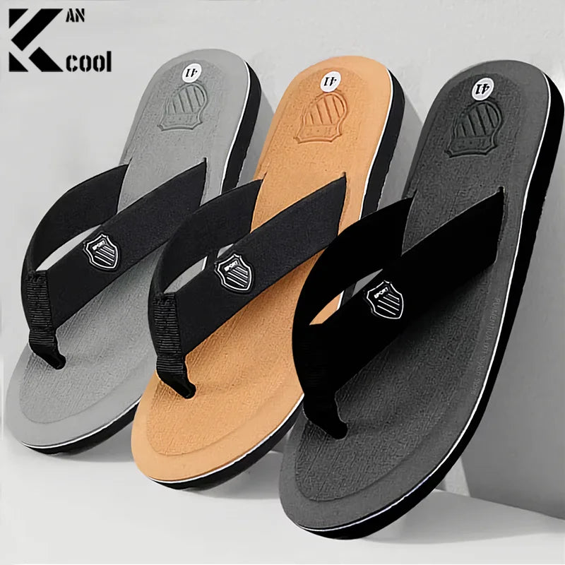 New Sandals Shoes Men Summer Men Flip Flops High Quality Beach Sandals Anti-slip Hombre Casual Shoes Man Slippers Qme