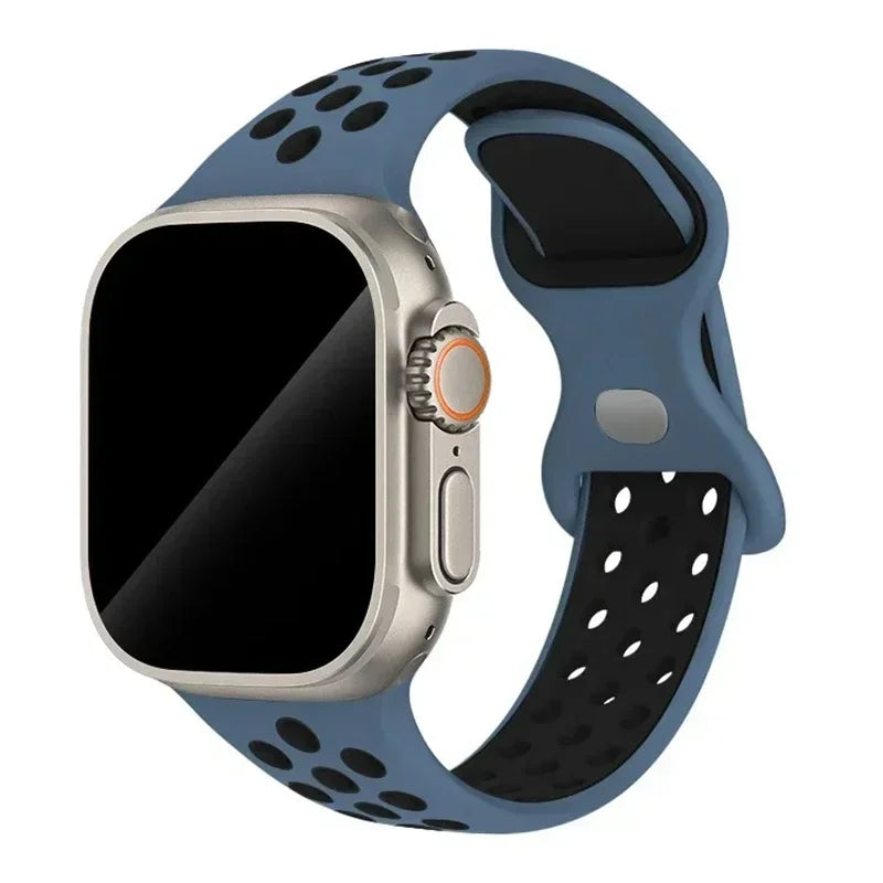 Silicone Strap Apple Watch Band Ultra 2 Sport Bracelet Iwatch Series