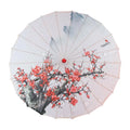 Decorative Umbrella Elegant Chinese Silk Cosplay Decoration Parasol Qme 1 China Mainland Solid Wood|24K