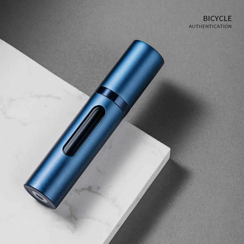 5 Glass Refillable Perfume Bottle Spray Scent Pump Portable Travel Qme Blue 5ml China Mainland|Glass