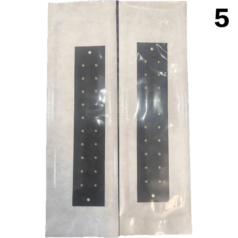Fashion Bowknot Colorful Rhinestone Pearls Ear Point Stickers Qme 5