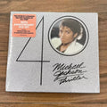 Glitter Limited Edition Vintage Pop Dance CD, Album "Thriller" 40th Anniversary Edition, Shimmer Silver Foil Packaging Qme Glitter Edition