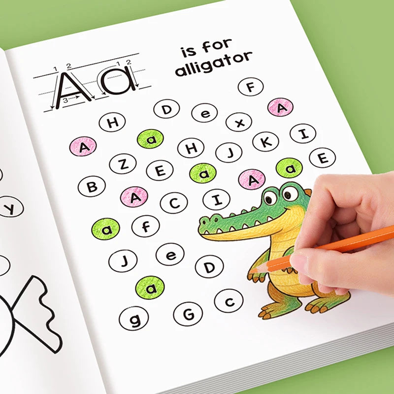 26 Alphabet Practicing Uppercase Lowercase Letters English Coloring Qme