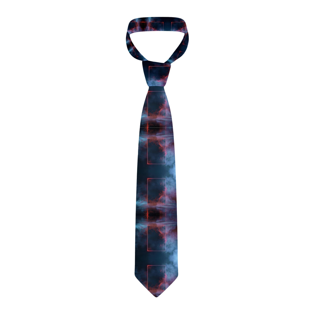 Wonderful Light Source Printed Tie Fashion Casual Novelty Men's Qme