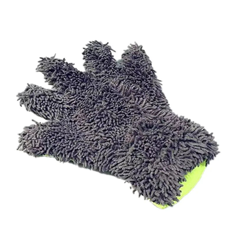 Car Wash Gloves Plush Waterproof Towel Special Rag Chenier Cleaning Qme