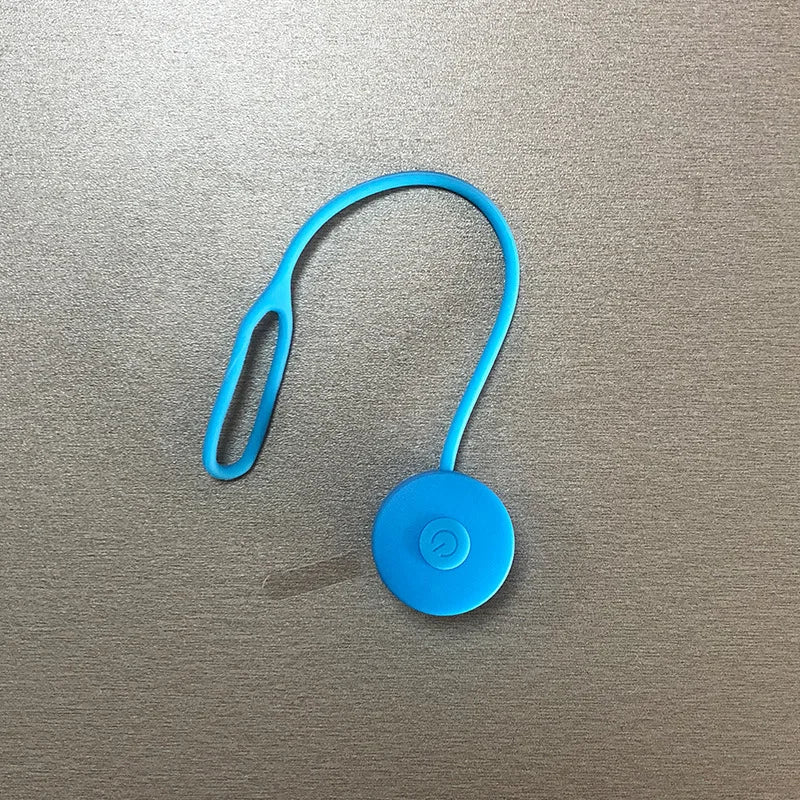 Outdoor Backpack Lights Silicone LED Night Running Warning Light Camping Riding Wind Rope Light Travel Equipment Tool Safety Qme Blue