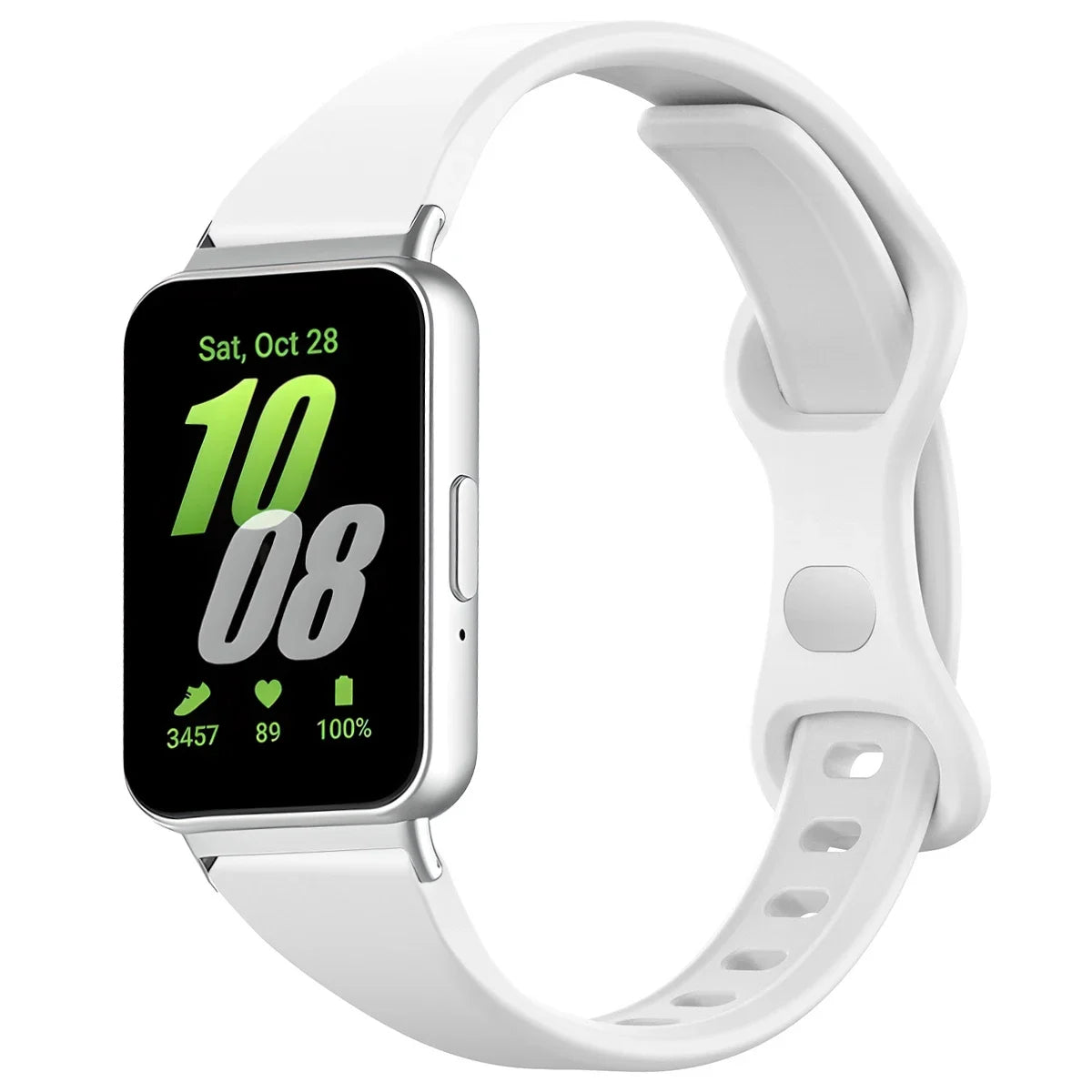 Strap for Galaxy Fit 3 Watch Strap Samsung Girls Adapter Woman Accessories Strap Band Bracelet Silicone Women Bracelet Qme W for Galaxy Fit 3