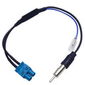OEM Dual FAKRA RF Radio Antenna Adapter with Amplifier for Volkswagen RNS510/RCD510/310/Golf/MK5/MK6/Passat B6/B7/Tiguan Qme Blue