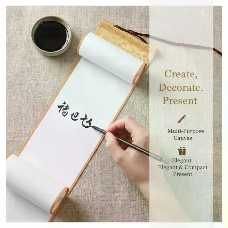 Chinese Calligraphy Practicing Hanging Scroll Rice Paper For Printable Painting Caligraphy Drawing For Watercolor Art Qme