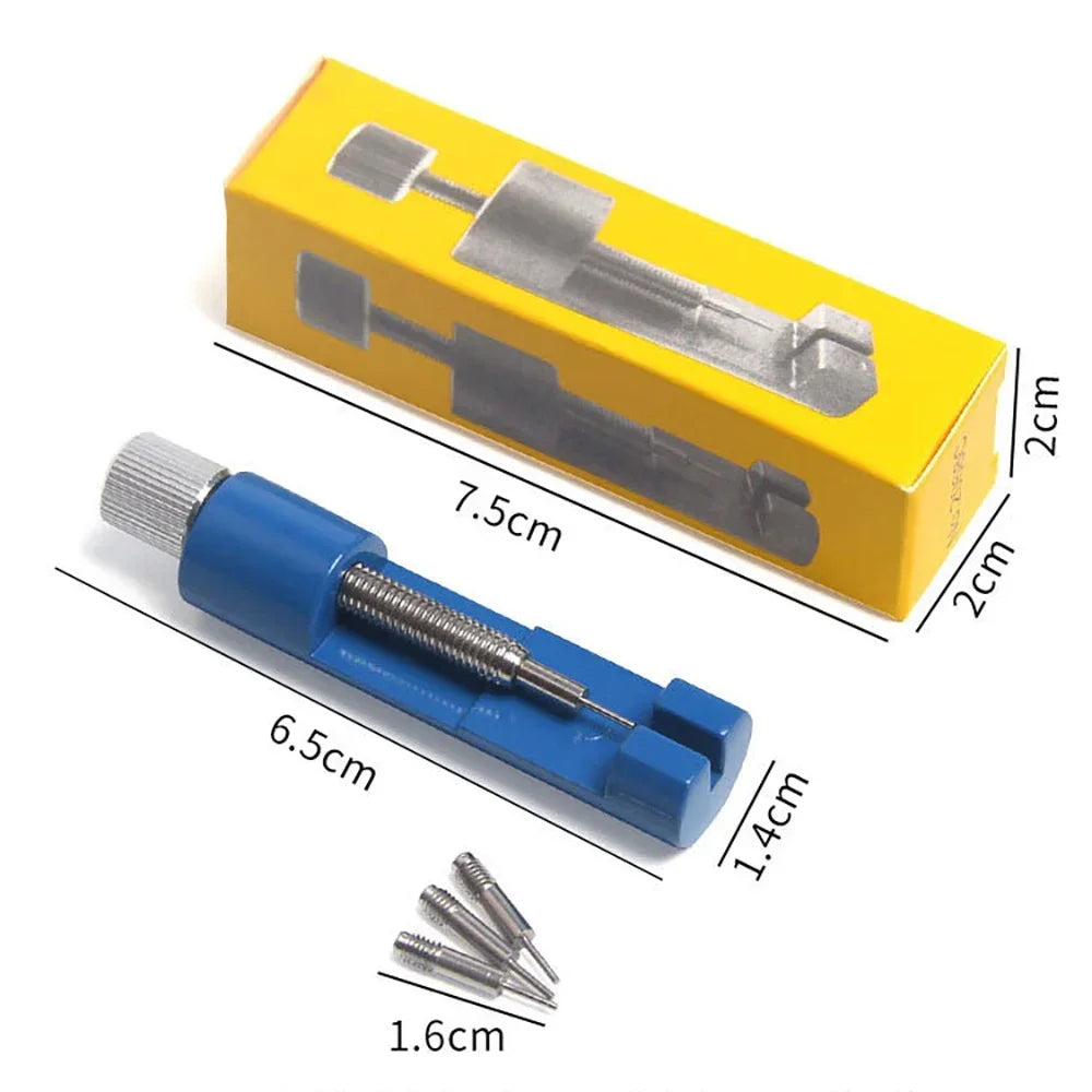 Metal Bracelet Strap Adjuster Tool Kit Mini Watch Band Link Pin Remover for Watchmakers Repair Accessory Qme