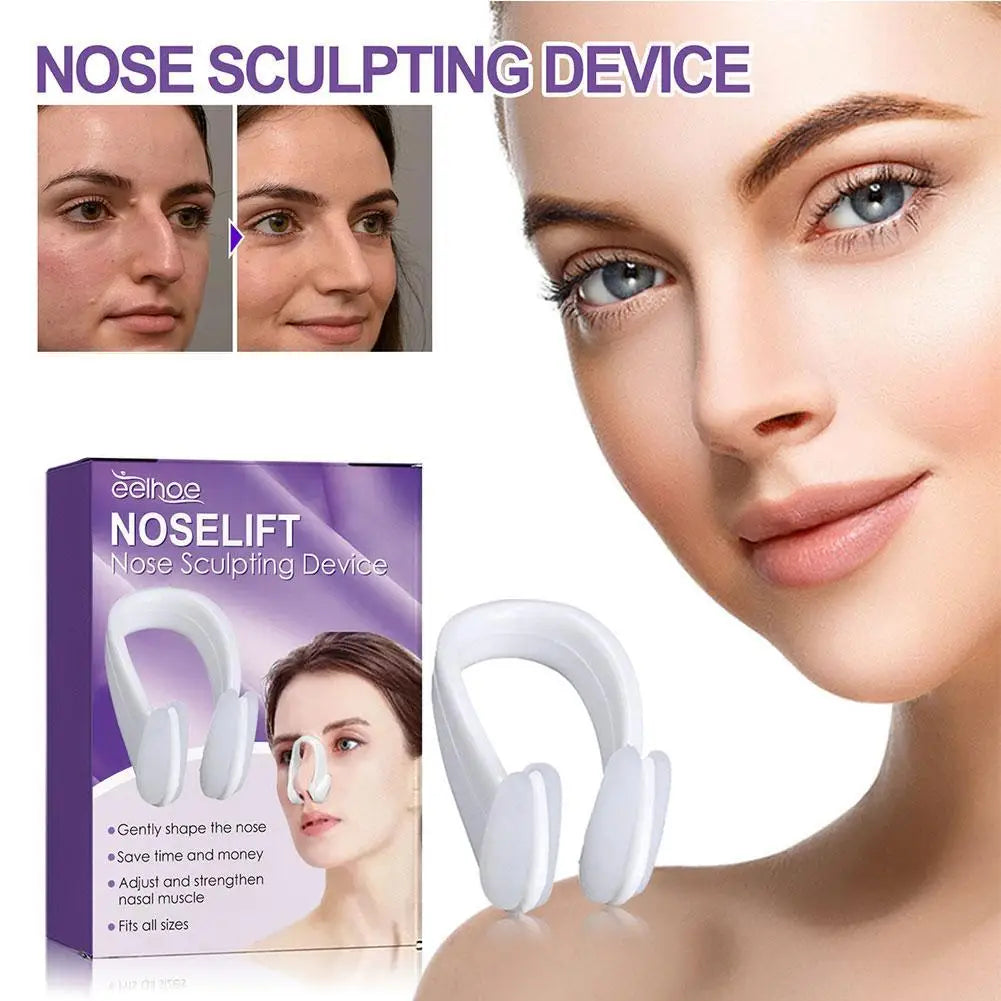 Nose Sculpting Device Nose Shaper Clip Soft Silicone Nose Up Lifting Device Nose Slimmer For Wide Big Nose NO Pain Beauty Tool Qme
