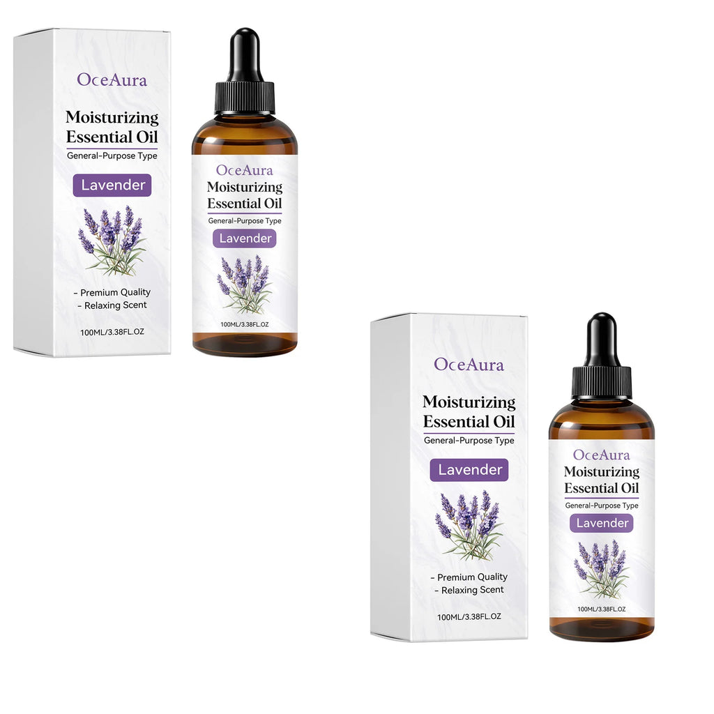Oceaura Lavender Massage Essential Oil Improve Dry Moisturizier Anti Qme 2 X 100ml Boxed 100ml