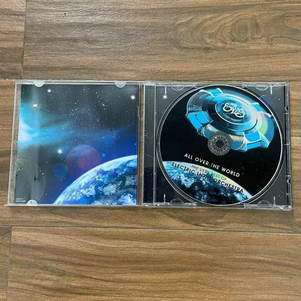 Progressive Symphonic Rock Greatest Hits Audio Disc, Vintage Space Sci-Fi Themed Rock Disc for Car Audio Player Collection Qme