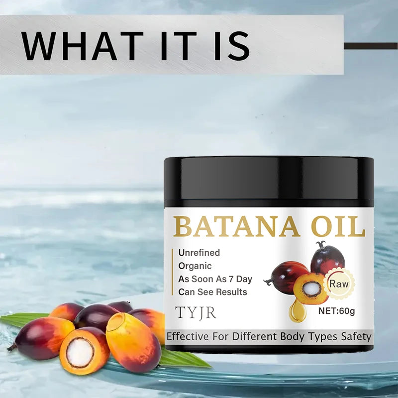 Batana Oil Hair Mask Repair Dry Damage Smooth Soften Frizzy Anti Hair Loss Nourishing Scalp Treatment Shiny Straighten Hair Care Qme