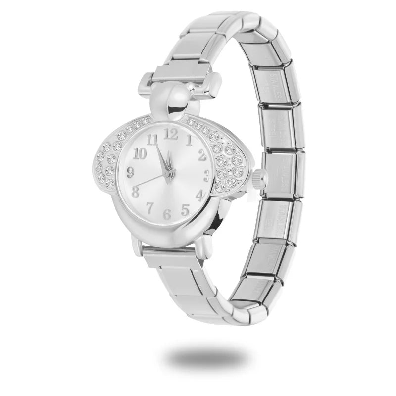 Fashion Stainless Steel Ocean Series Seashell Starfish Watch Bracelet