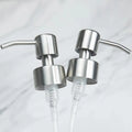 304 Stainless Steel Hand Liquid Soap Pump Dispenser Head Nozzle Qme 1Pc