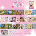 Cute Pets Theme Sticker Book 30 Sheets/Bag with Ring Binding for Scrapbooking DIY Collage Material Background Decoration Qme cat