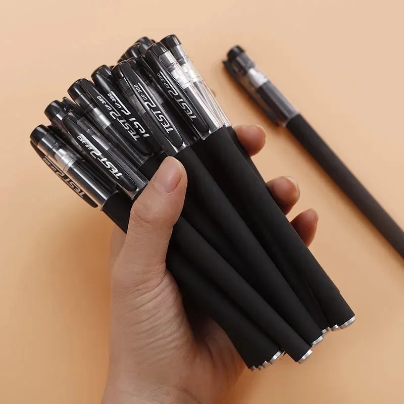 20-100Pcs Minimalist Gel Pen, 0.5mm Black/Blue/Red Ink Multi-purpose Gel Rollerball Pen For Office, School Student Qme