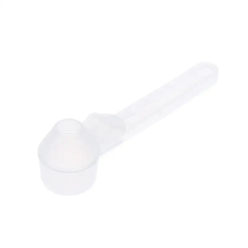 Sliding Leakproof Coffee Scoop Reusable Protein Powder Spoon Funnel Qme Transparent