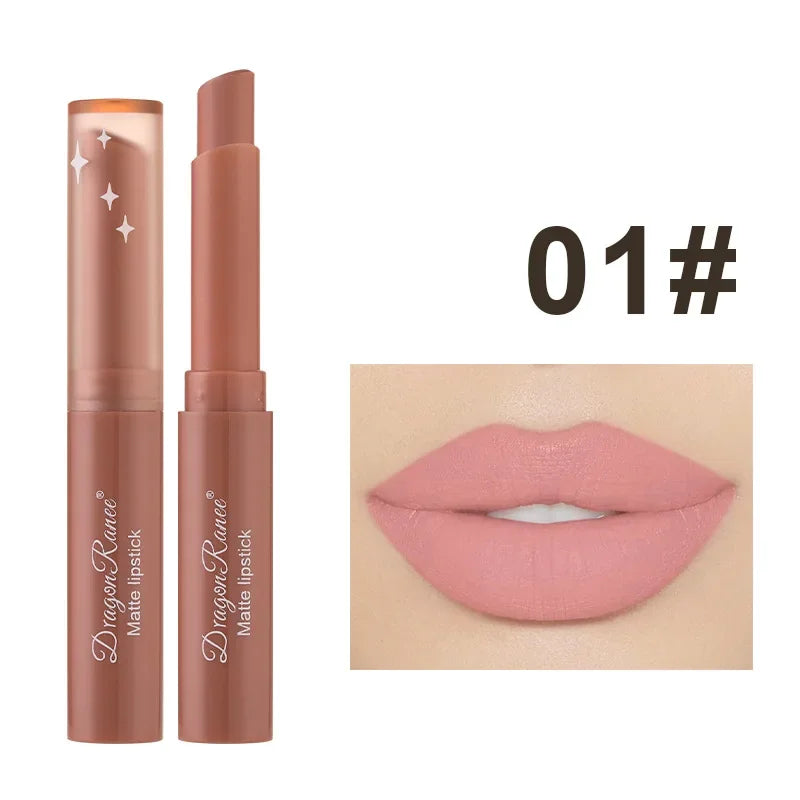 1/3pcs Nude Lipstick Crayon Long Lasting Matte Lipstick Pencil 24 Hours Waterproof Set Lip Moisturizer Colouring Lip Tint Stick Qme 1