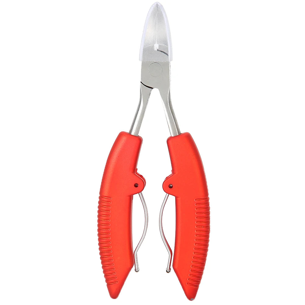 Professional Cuticle Scissors Fingernail Toenail Thick Ingrown Toe Nail Clippers Pliers Pedicure Tool Ingrown Toenail Clipper Qme B
