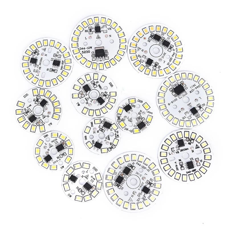 LED Bulb Patch Lamp SMD Plate Circular Module Light Source Qme