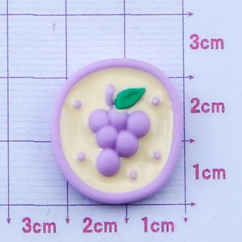 5pcs Fruit Cartoon Resin Flatback Diy Phone Case Charms Resin Accessoreis Diy Jewelry Craft Decoration Accessories Qme