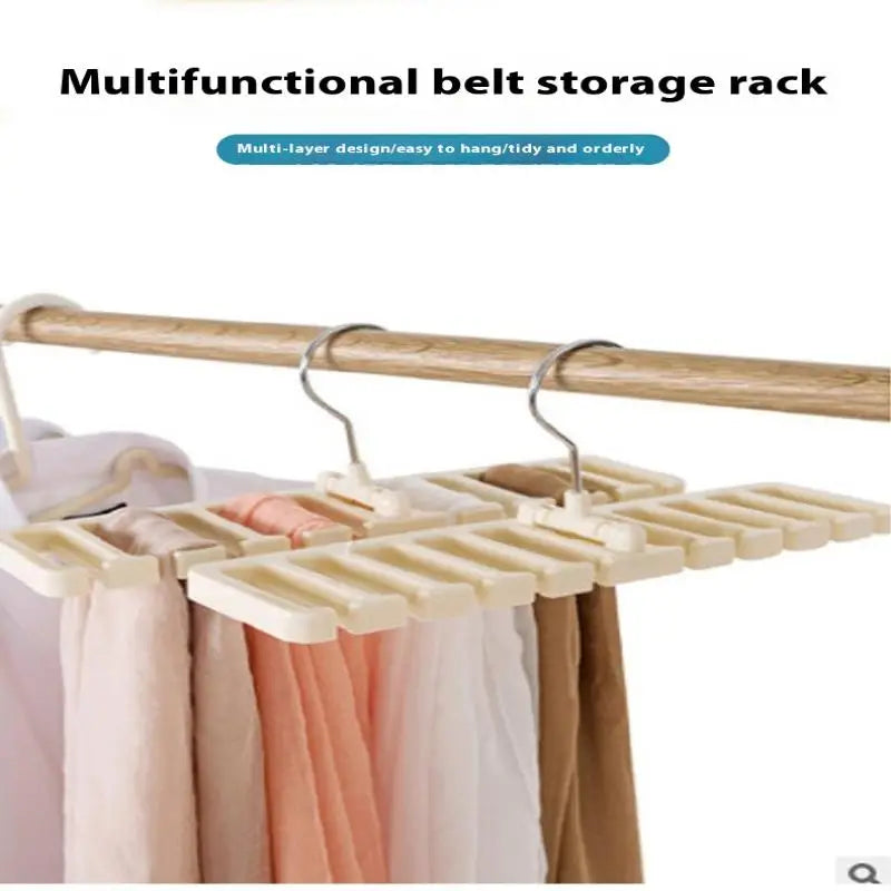 Rotating Organizer Rack Multifuctional Scarf Hanger Home Closet Qme