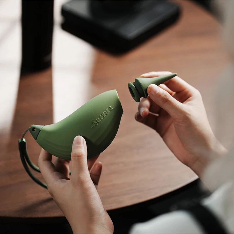 Hummingbird Air Blow Bean Grinder Camera Skin Tiger Powerful Clean Qme green