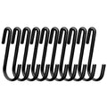 S-shape Hooks Kitchen Bathroom Stainless Steel Multifunctional Qme Q5096-BK 10pcs