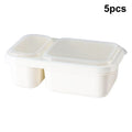 Large Capacity Fresh-keeping Box Kitchen Food Sealed Storage Qme 5pcs
