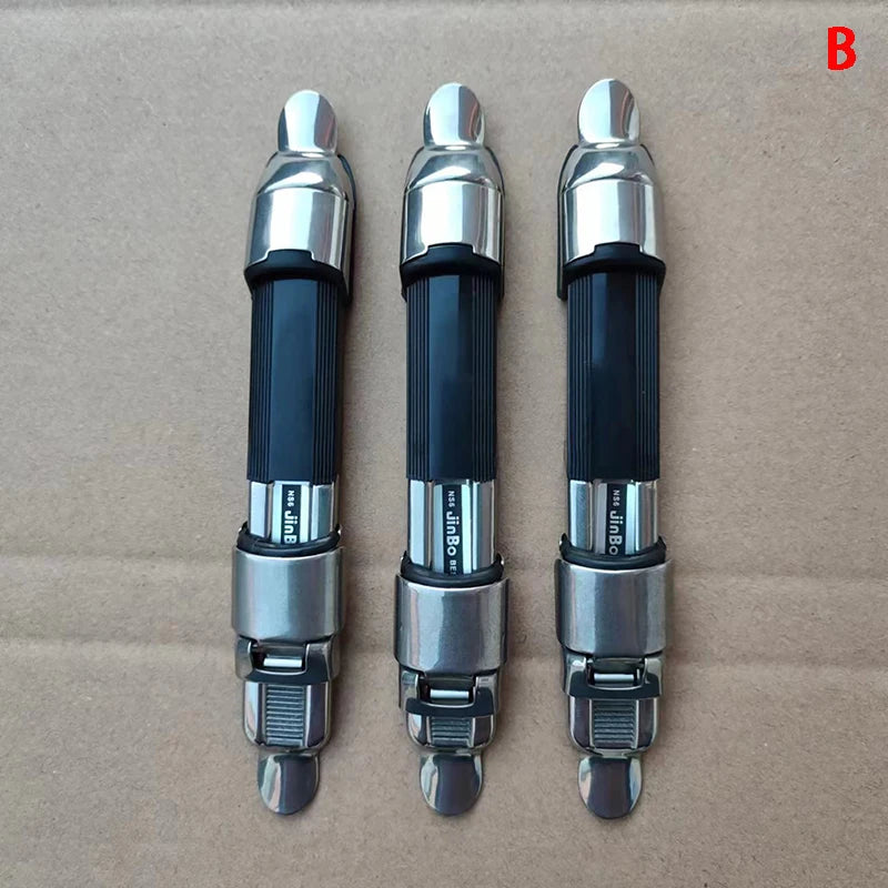 Stainless Steel Seat Fishing Reel Deck Rod Clip Holder Tool Wheel Qme B