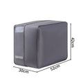 A Suitable for organizing, transporting, and packaging clothes and blankets, with handles and oversized foldable storage bags Qme Double grey