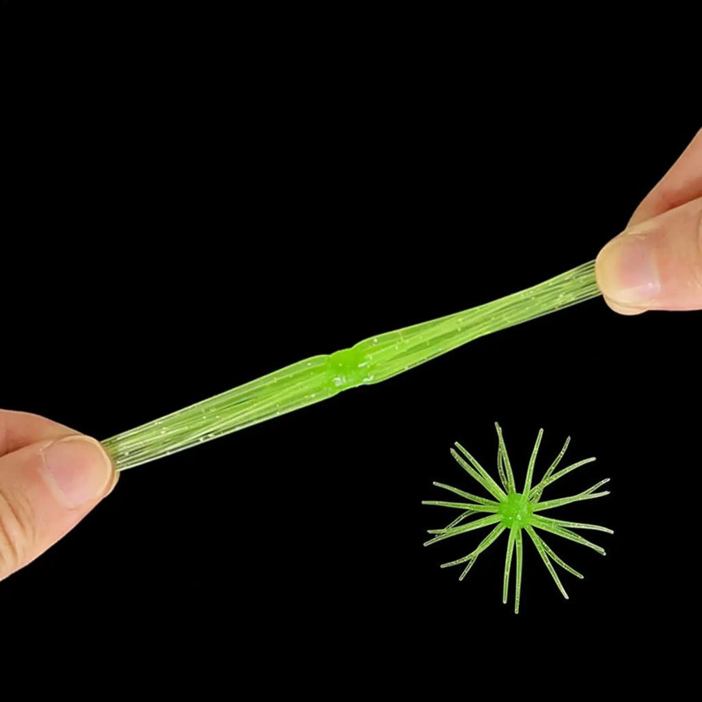 Fishing Lures Realistic Beginner Friendly Soft Floating Simulation Sea Urchin Bait for Fresh Water Saltwater Lake River Sea Qme