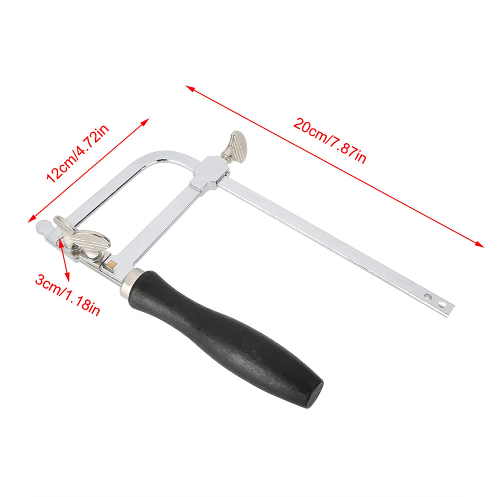 Adjustable Saw Tool Sawbow Adjustable Sawbow Ushape Hacksaw DIY Hand Tools Spiral Saw Blades for Jewelry Craft Saw Blades Qme