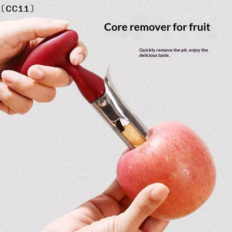 Fruit Corer Stainless Steel Pears Core Remover Tool Cutter Seeder Qme
