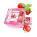Natural Fruit Strawberry Plant Essential Oil Soap Coconut Control Qme 100g