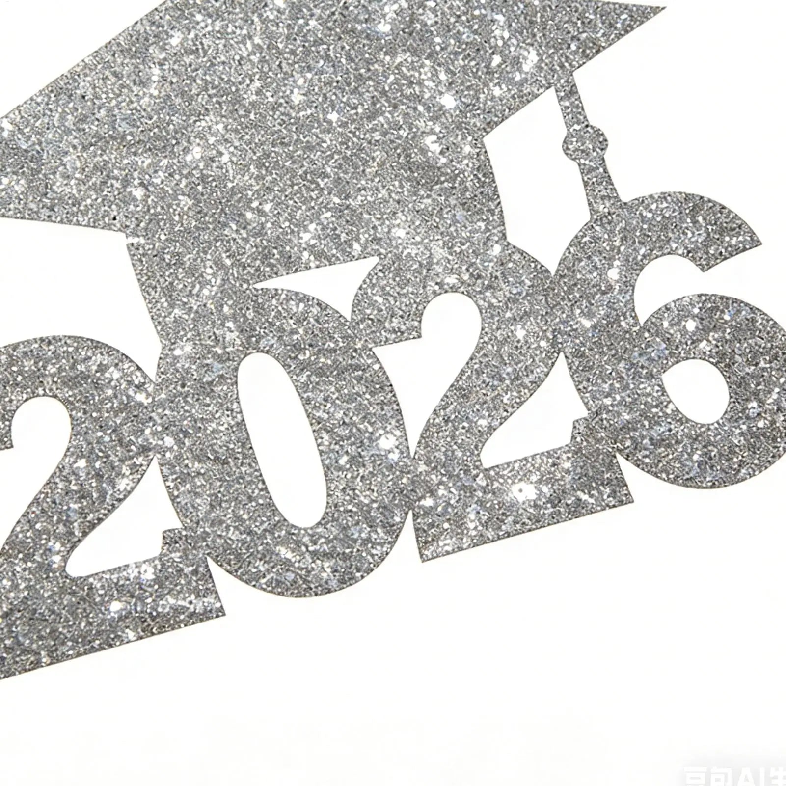 Graduation Hat Tags 24 Glitter Party Tag 2026 Decorations Class Qme