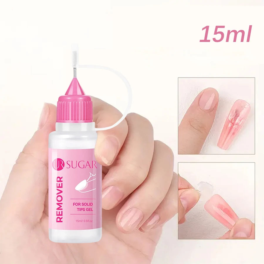 Wear Nail Needle Tube Polish Remover Solid Patch Glue UV Jelly Fast Qme 1pc