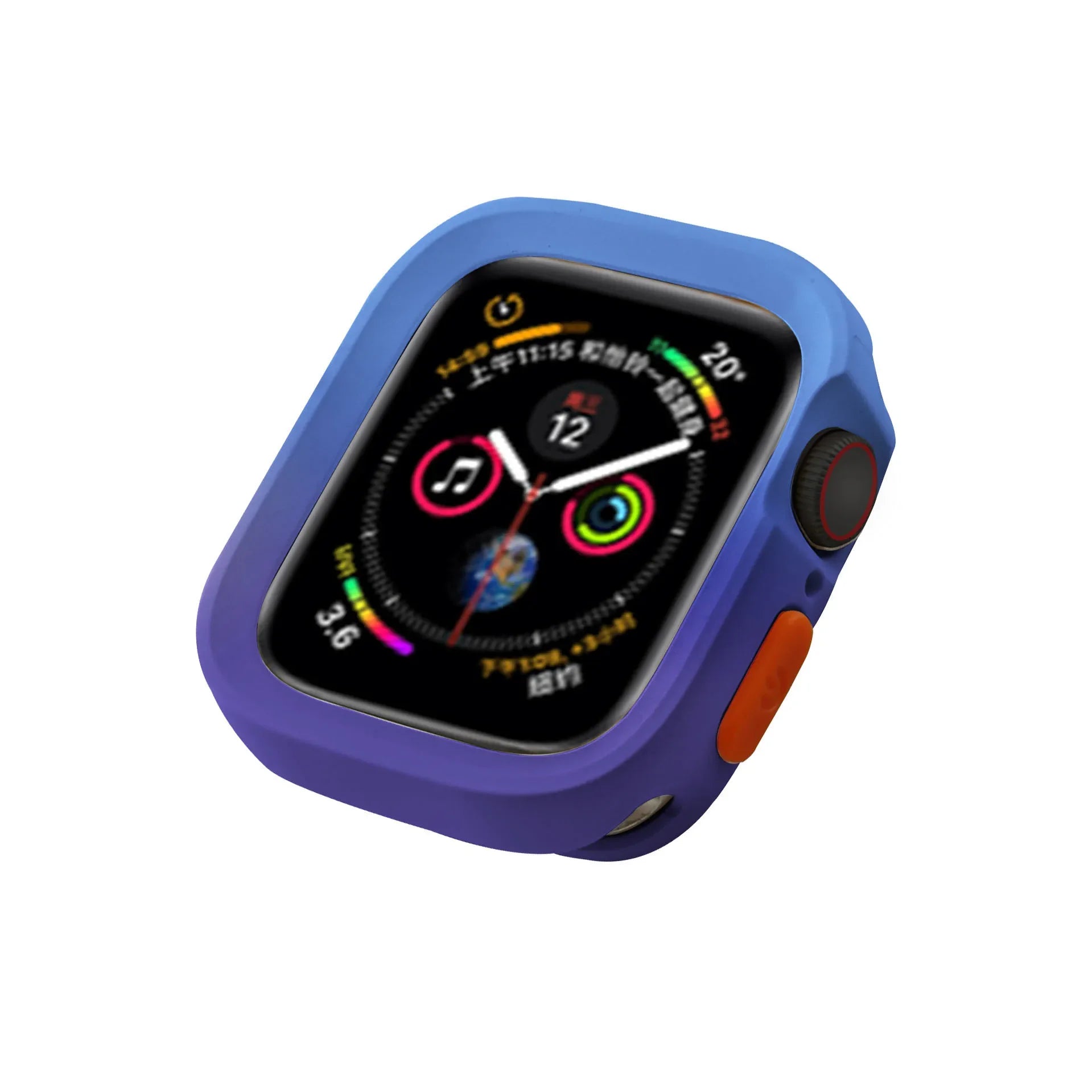 2024 Bumper Soft Silicone Case Apple Watch 9 8 7 6 SE 5 Sport