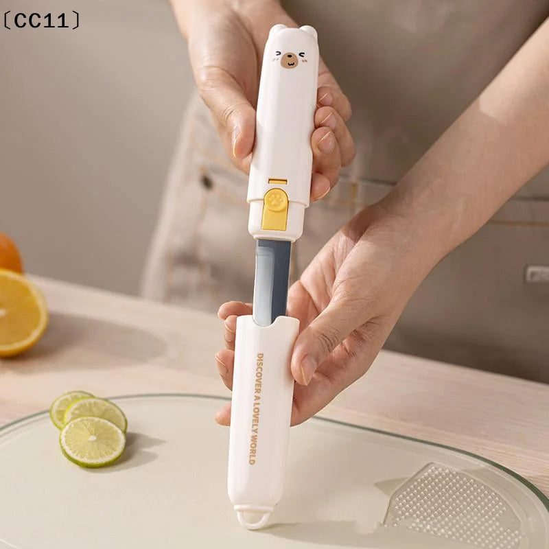 Multifunction 1 Peeler Stainless Steel Fruit Kitchen Knife Double Qme
