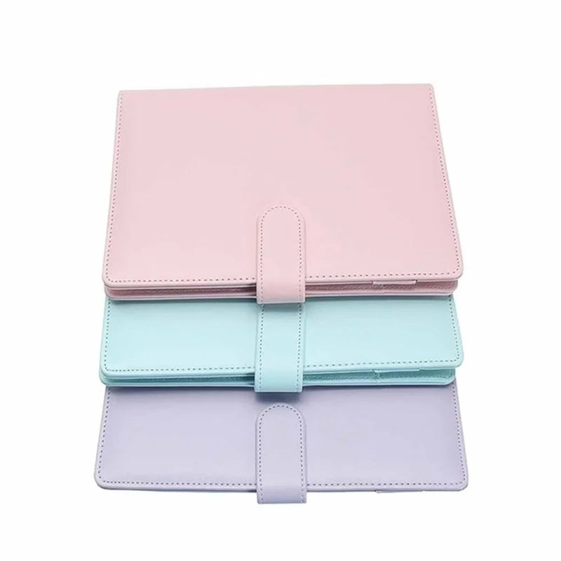 New Vintage Refillable Notebook File Folder Notepad Cover Leather Ring Binder Office Supplies Qme