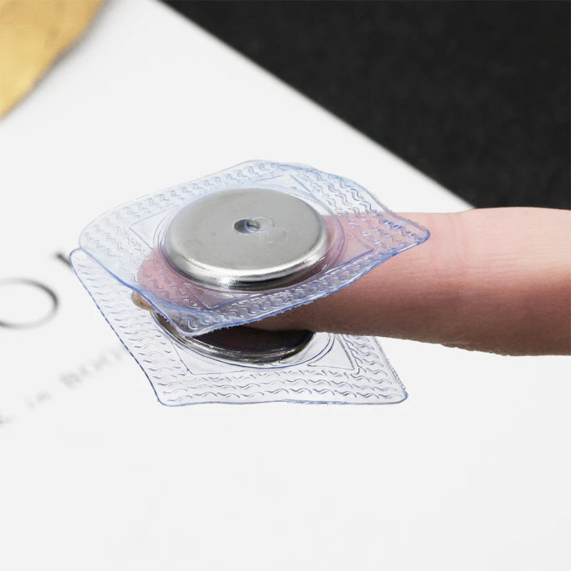 5Pairs PVC Invisible Metal Strong Magnetic Snaps Button Invisible Sew Magnetic Magnet Fastener For Handbag Clothing Qme